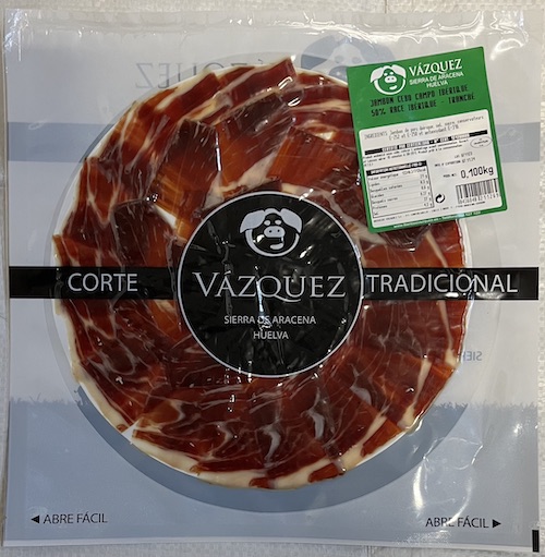 Jambon Cebo de Campo Iberico - Huelva - coupé au couteau