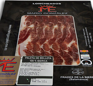 Epaule Bellota 100% Iberico DOP Guijuelo- Pata Negra - tranchée