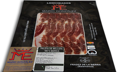 Epaule Bellota 100% Iberico DOP Guijuelo- Pata Negra - tranchée